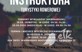 KURS INSTRUKTORA TURYSTYKI ROWEROWEJ
