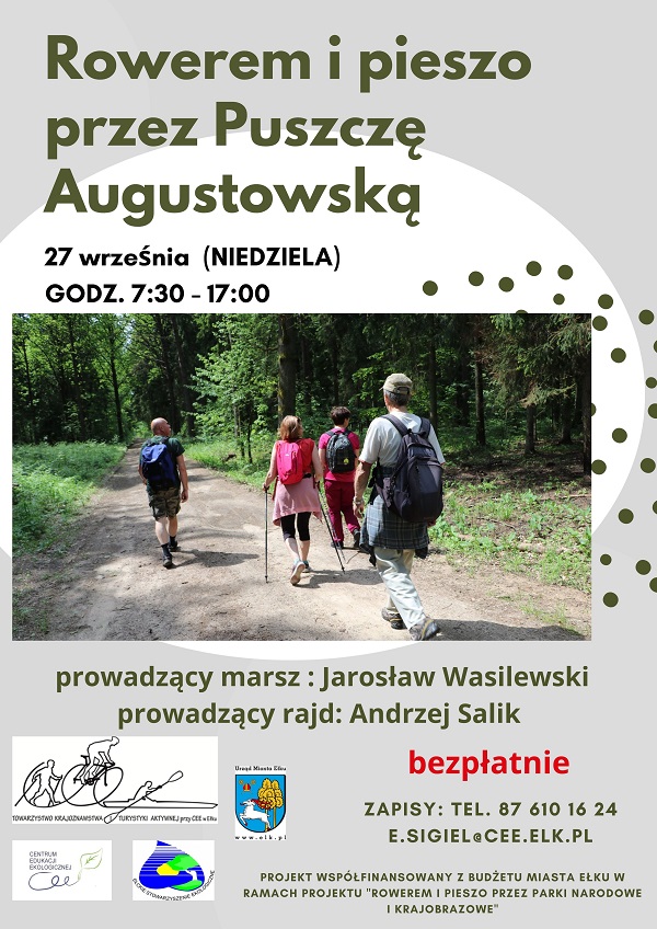 plakat rowerem i pieszo 27 wrzesnia.jpg2.jpg