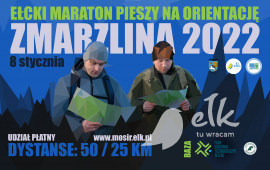 Ełcki maraton pieszy na orientację ZMARZLINA 2022