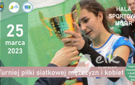 Turniej piłki siatkowej.