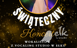 Koncert Świąteczny wokalistów z Vocaling Studio w Ełku