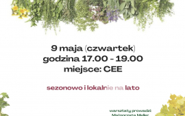 "W duchu sezonowego i lokalnego odżywiania"   SEZONOWO I LOKALNIE NA LATO