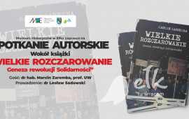un incontro con l'autore a proposito del libro: "Una grande delusione. La genesi della rivoluzione di Solidarność"