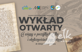 Wykład otwarty: Co wiemy o początkach Ełku i okolicznościach jego lokacji?