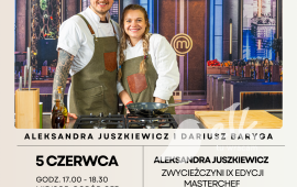 Pokaz kulinarny Aleksandy Juszkiewicz i Dariusza Baryga na Pikniku Jaćwieskim w ramach obchodów 600-lecia Ełku