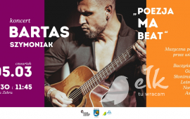 Bartas Szymoniak "Poezja ma beat" - koncert i warsztaty - oferta dla szkół