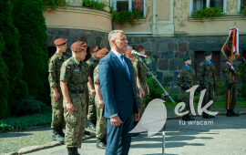 Ełk - Obchody 101. rocznicy Bitwy Warszawskiej „Cudu nad Wisłą”