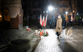 Ełk - Obchody 42. rocznicy wprowadzenia stanu wojennego w Polsce