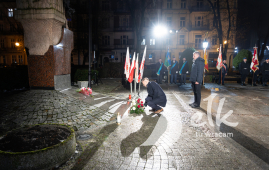 Ełk - Obchody 42. rocznicy wprowadzenia stanu wojennego w Polsce