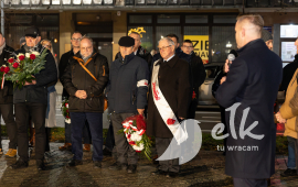 Ełk - Obchody 42. rocznicy wprowadzenia stanu wojennego w Polsce