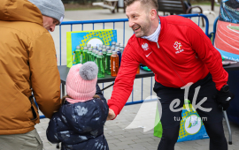Bieg Niepodległości, na zdjęciu Tomasz Andrukiewicz