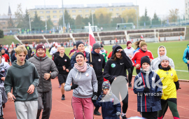 Bieg Niepodległości, bieg ulicami miasta