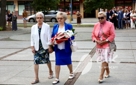 81. rocznica wybuchu Powstania Warszawskiego, Park Solidarności, Pomnik "Poległym za Wolną i Niezawisłą Polskę", obchody, przemówienia, złożenie kwiatów
