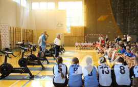 Międzyszkolne Zawody Szkół Podstawowych Na Rowerach Stacjonarnych